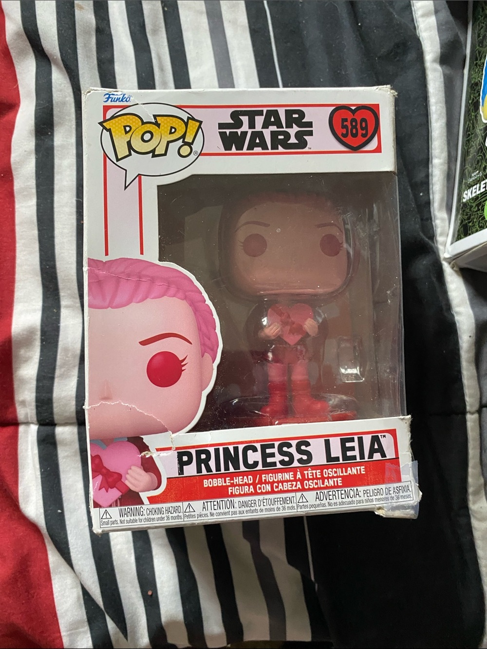 Funko Pop! Princess Leia Pink and Red Star Wars Figure #589
